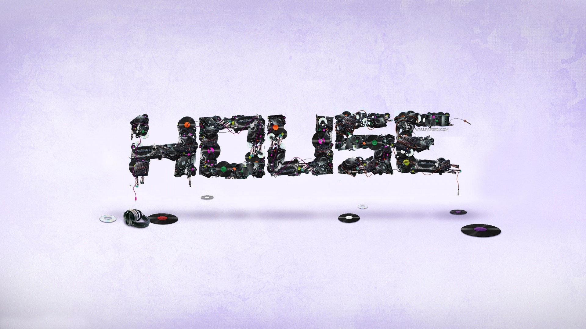 House On Technics Wallpaper