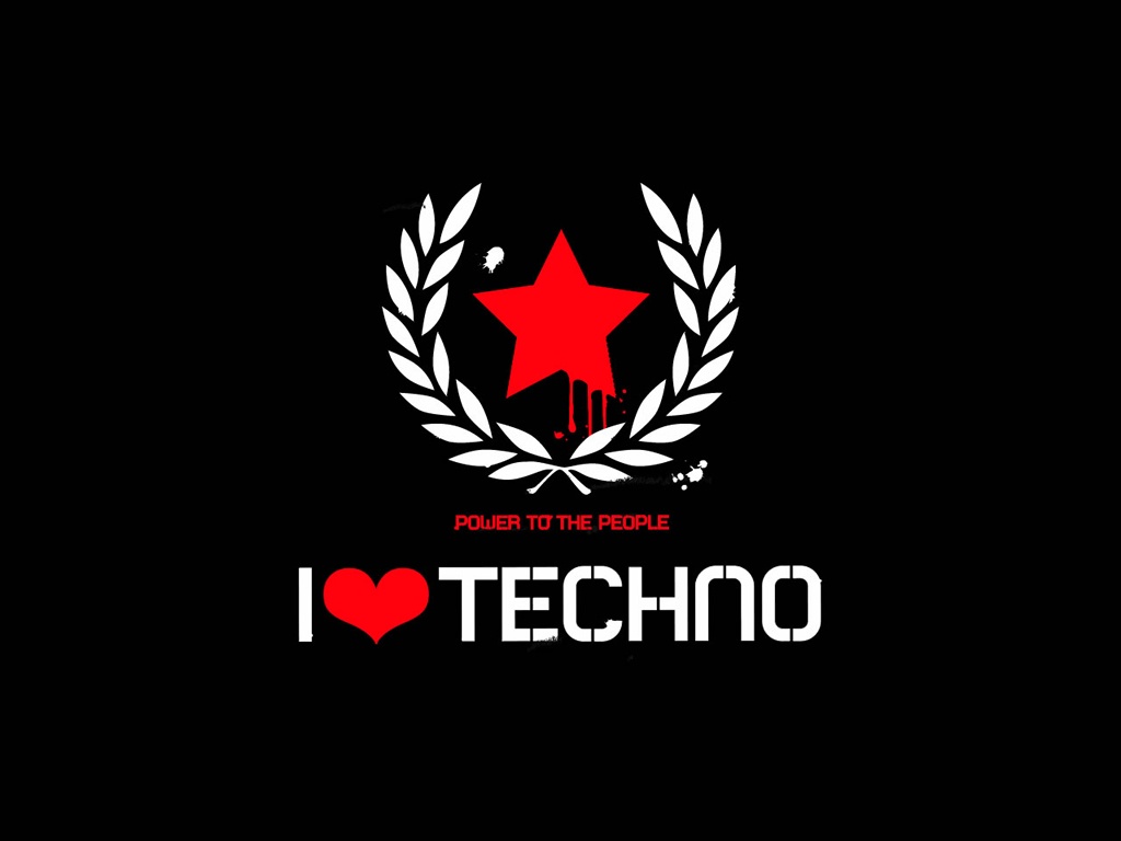 I Love Techno HD and Wide Wallpapers