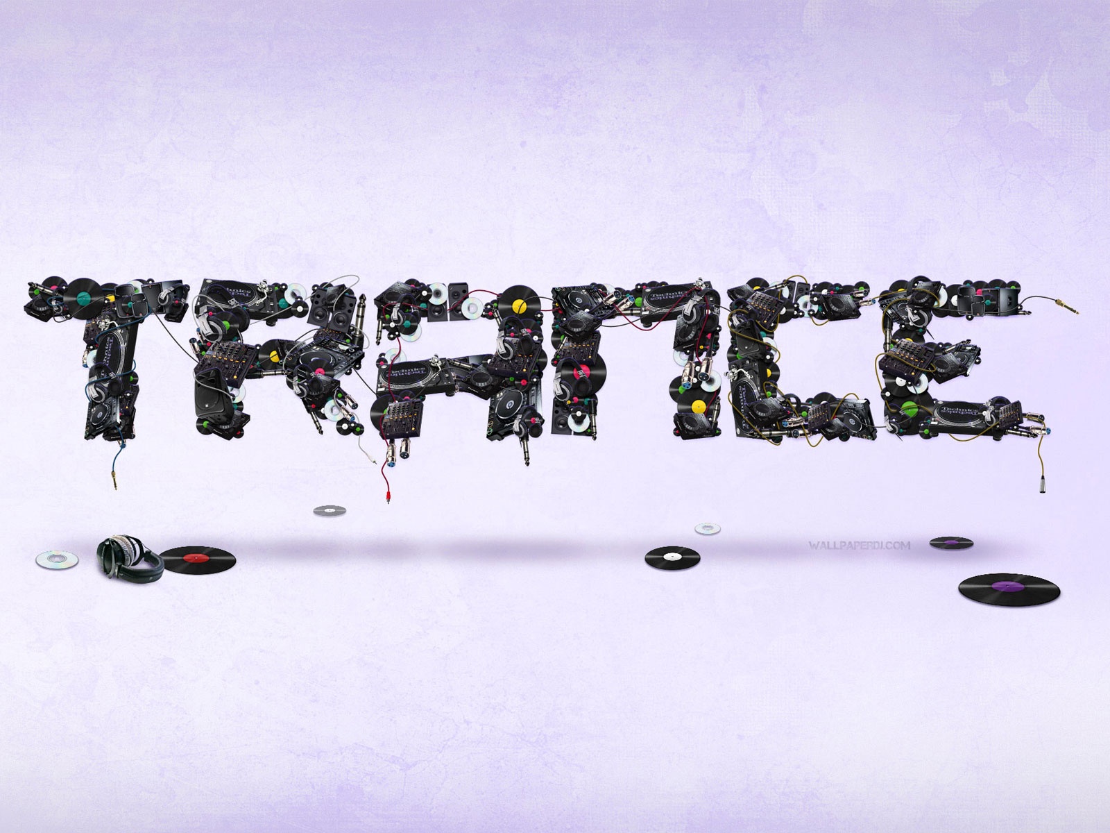 Trance On Technics Wallpaper